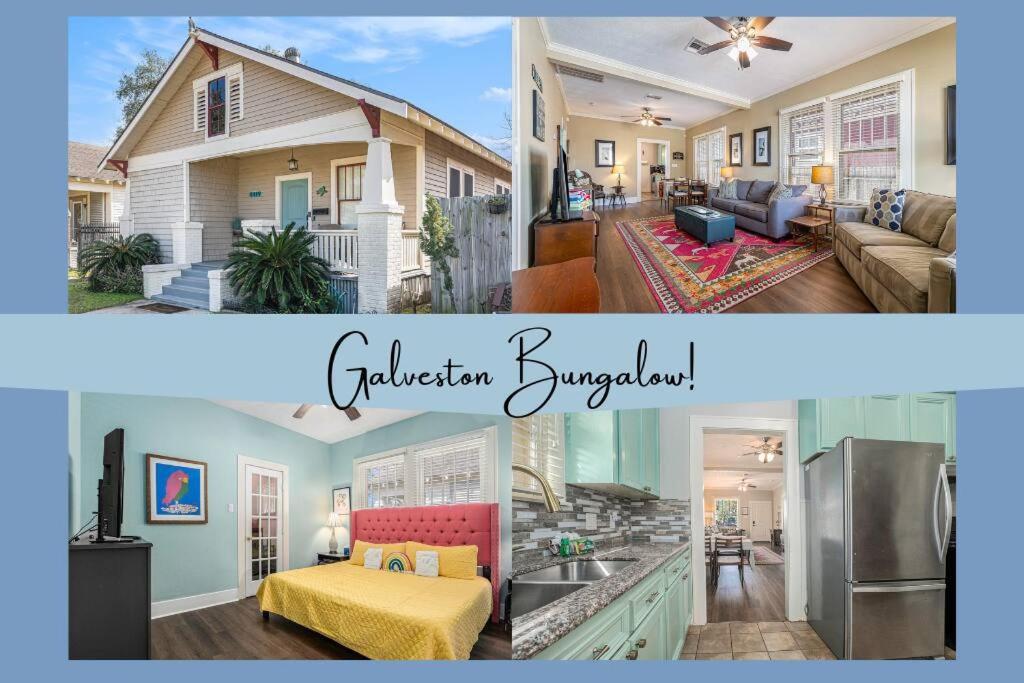 גלווסטון Beachy Bungalow! 2Bd, King Bed מראה חיצוני תמונה